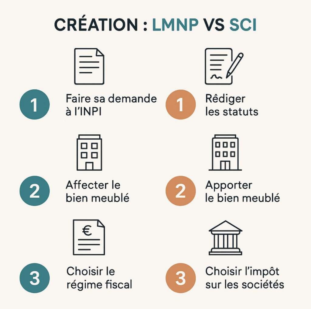 Étapes clés pour créer une SCI avec bien meublé